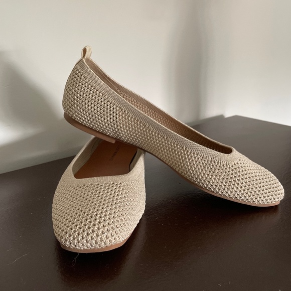 Lucky Brand Shoes - Lucky Brand Nude Daneric Knit Flats